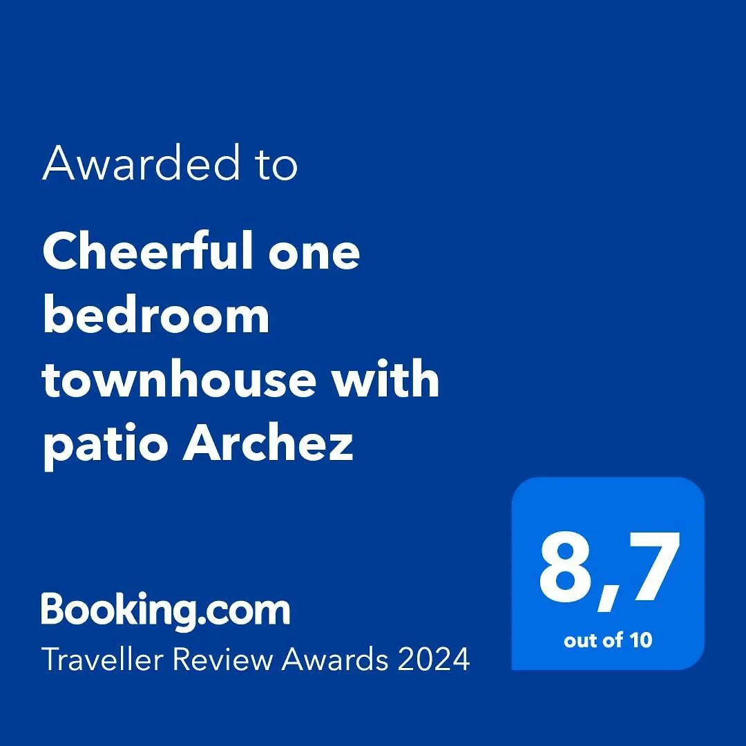 Cheerful One Bedroom Townhouse With Patio Archez contacts
